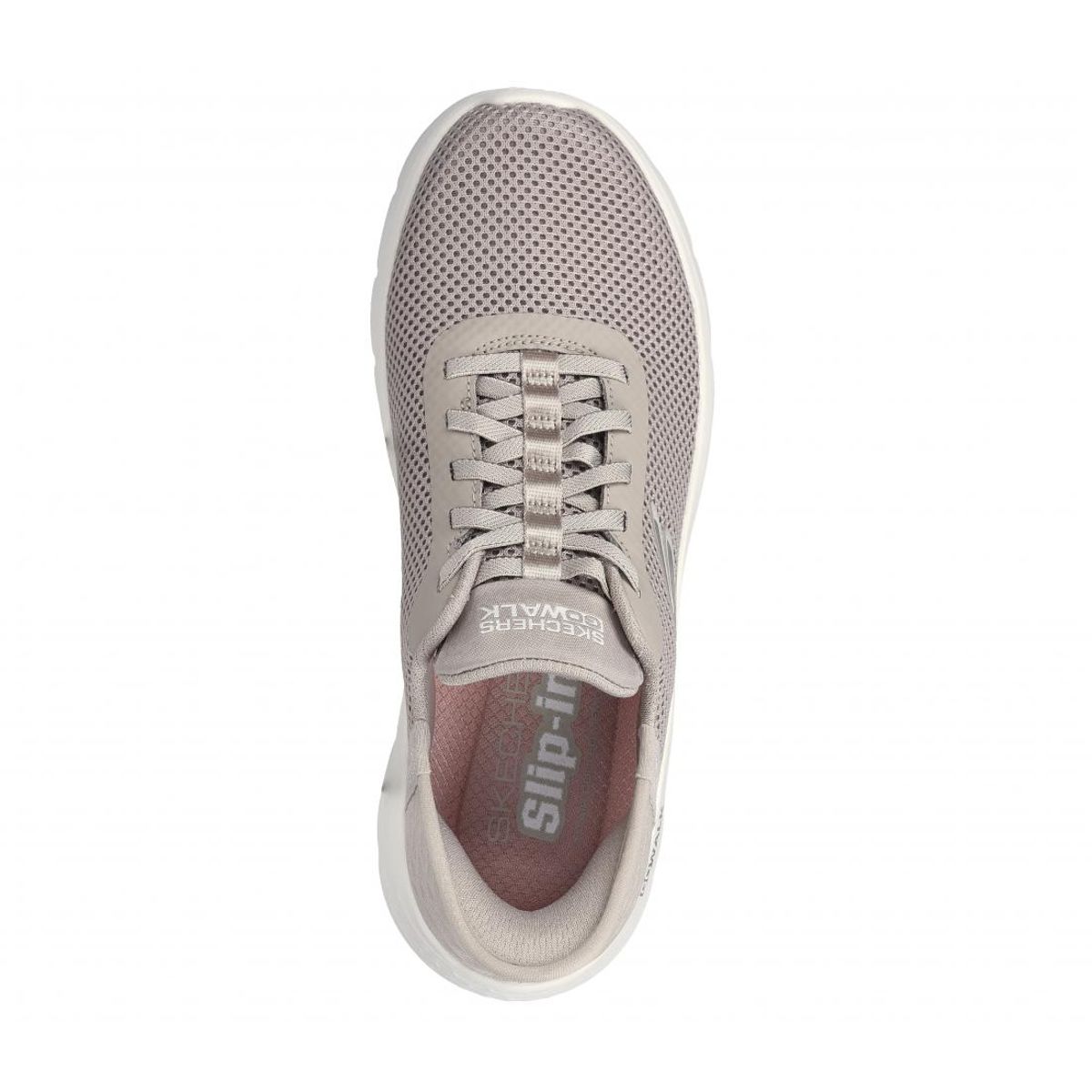 SKECHERS - Zapatilla Mujer Go Walk Flex Grand Entry Beige Skechers