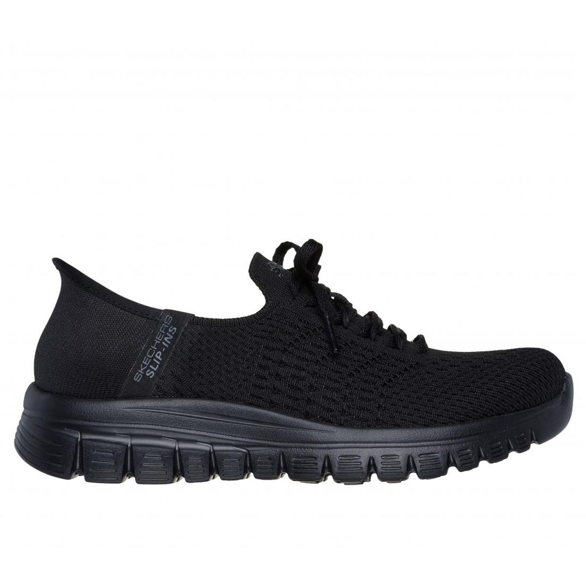 SKECHERS - Zapatilla Mujer Graceful First Blush Negro Skechers