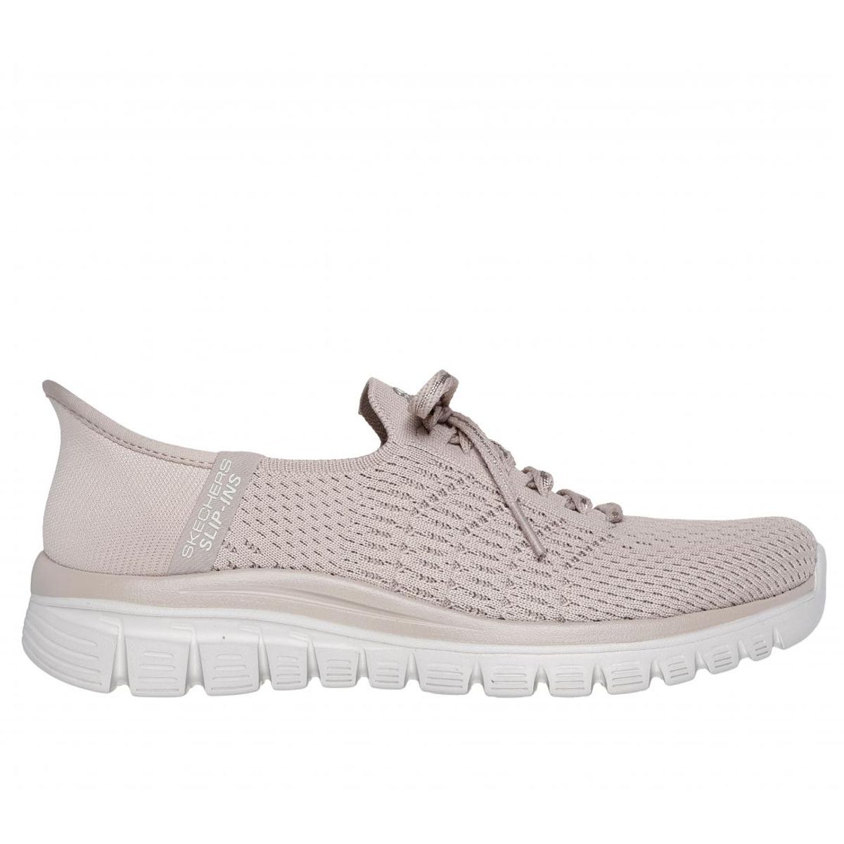 SKECHERS - Zapatilla Mujer Graceful First Blush Beige Skechers