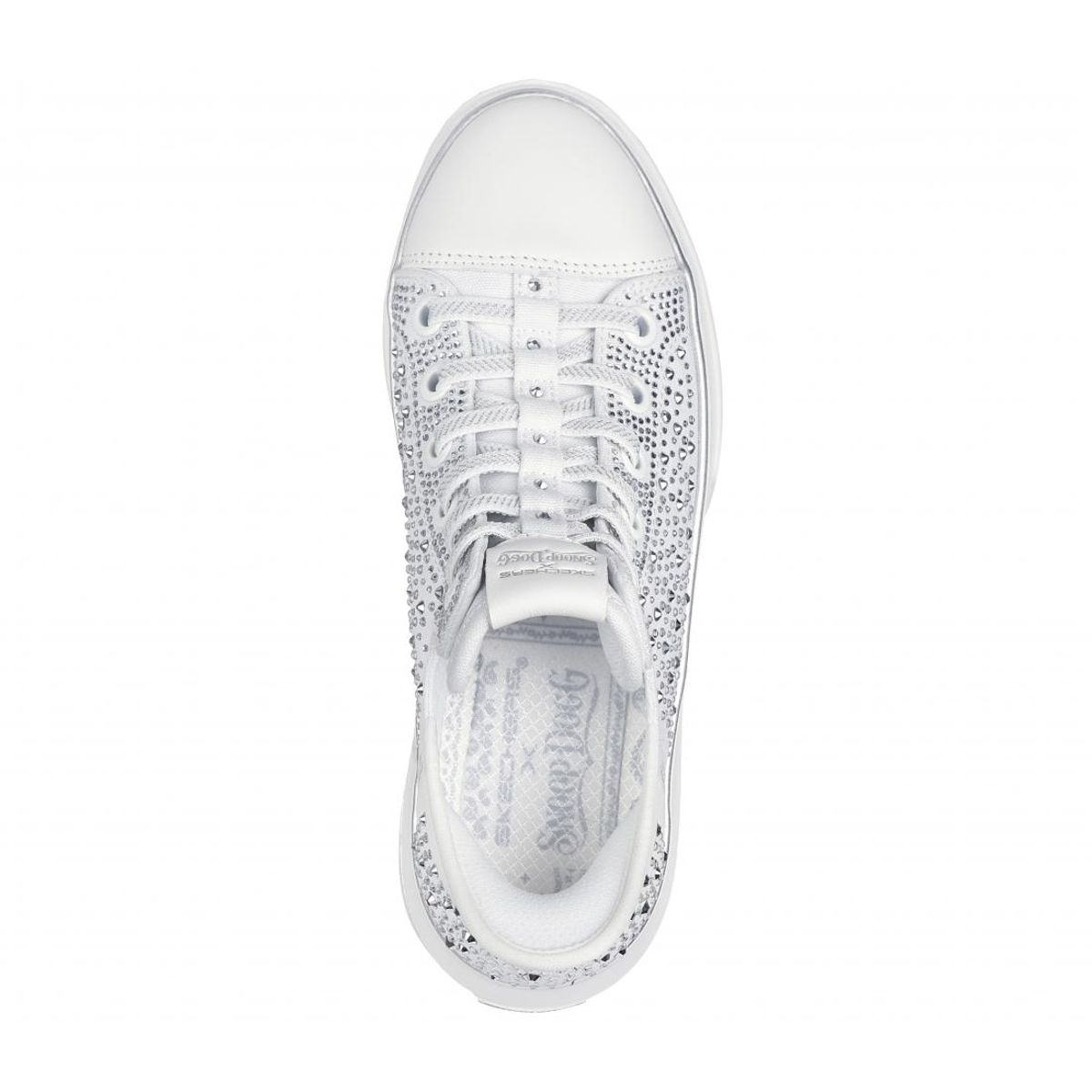 SKECHERS - Zapatilla Mujer Snoop One RhineStoned Blanco Skechers