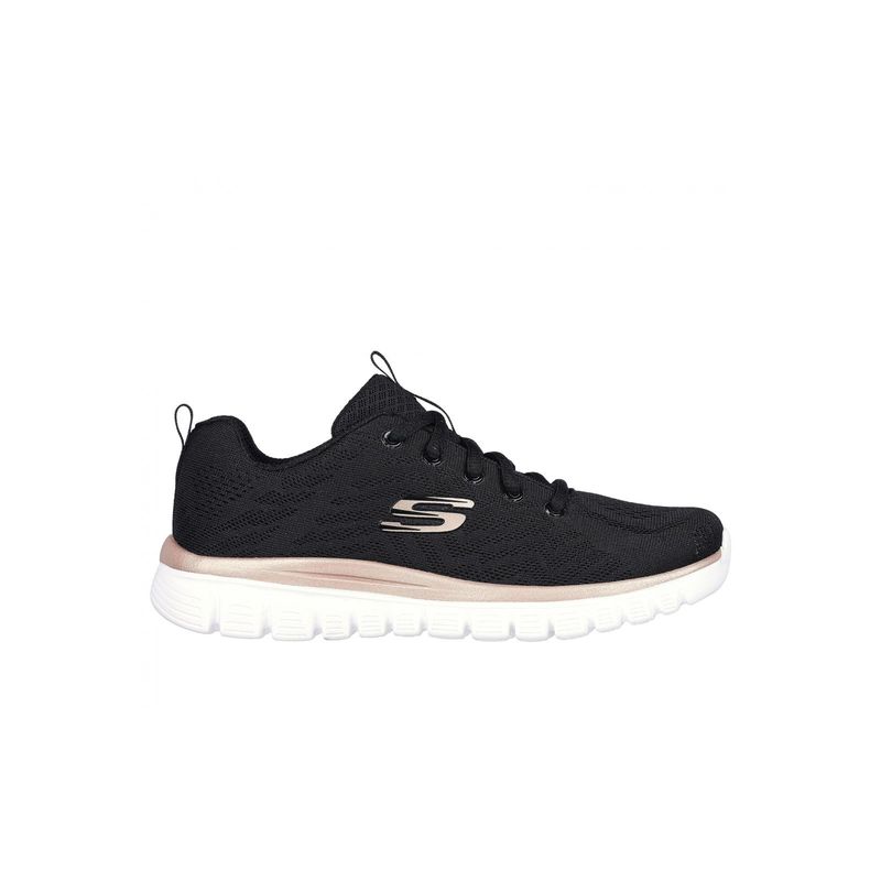 SKECHERS - Zapatilla Mujer GracefulGet Connected Negro Skechers