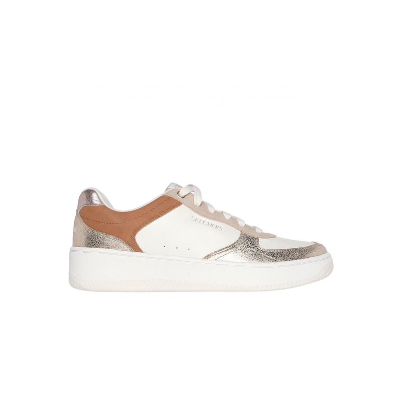 SKECHERS - Zapatilla Mujer Sport Court 20Pretty Factor Beige Skechers