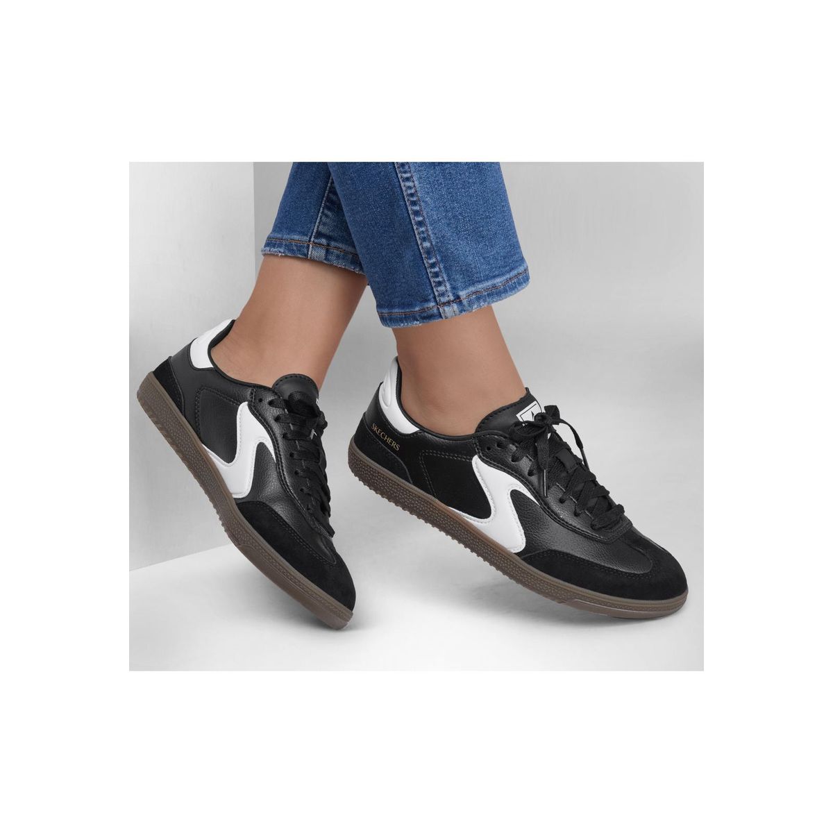 SKECHERS - Zapatilla Mujer HotshotKickoff Negro Skechers