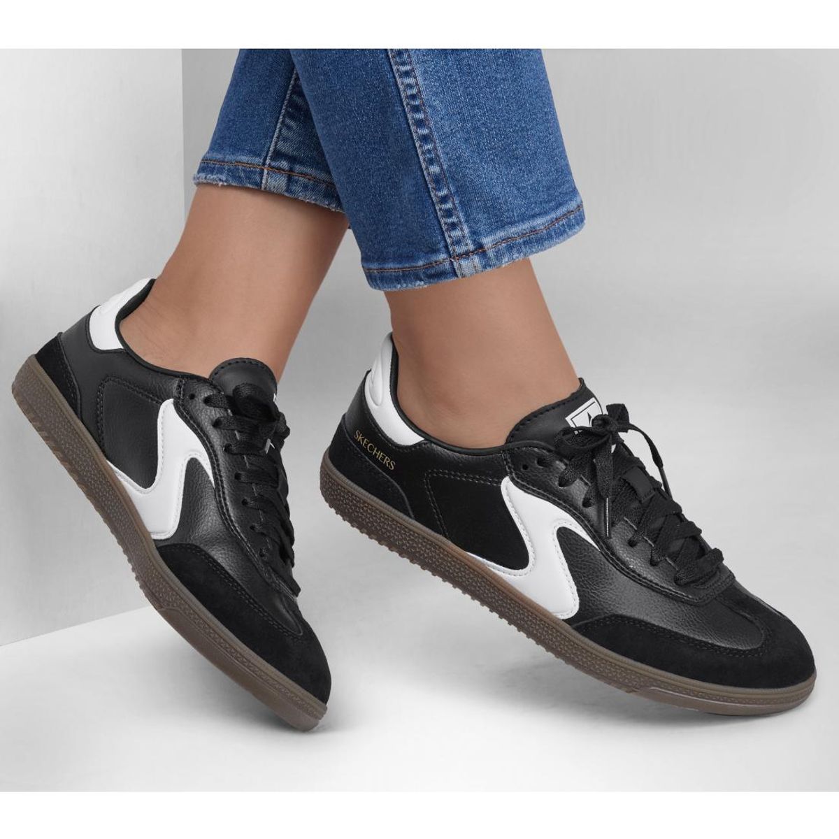 SKECHERS - Zapatilla Mujer HotshotKickoff Negro Skechers