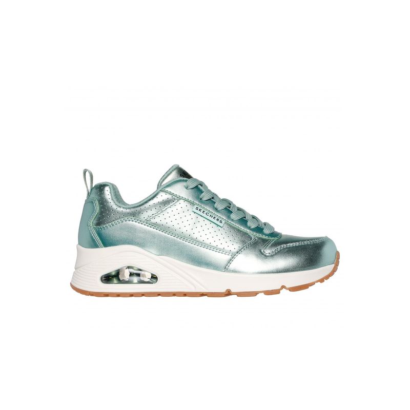 SKECHERS - Zapatilla Mujer Uno Metallixs Celeste Skechers