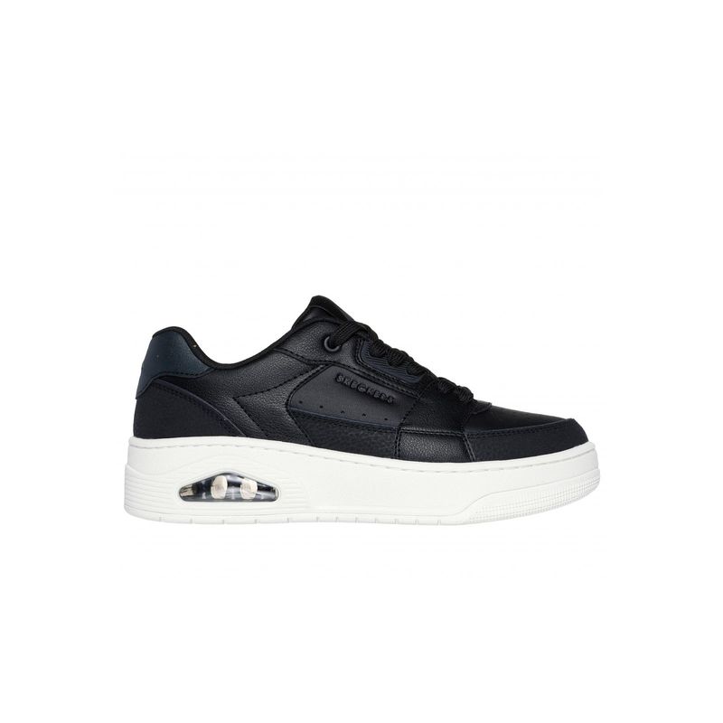 SKECHERS - Zapatilla Mujer Uno Court Courted Style Negro Skechers