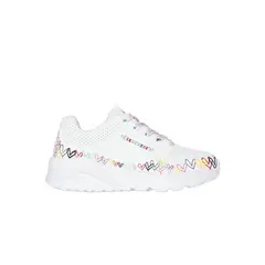 SKECHERS - Zapatilla Niña Uno LiteHeart Daze Blanco