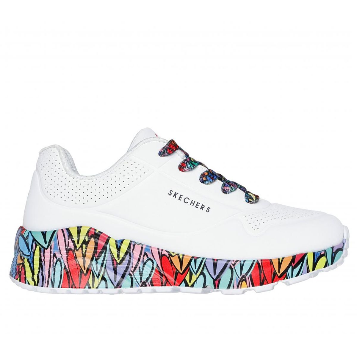 SKECHERS - Zapatilla Niña Uno LiteSubtle Love Blanco Skechers
