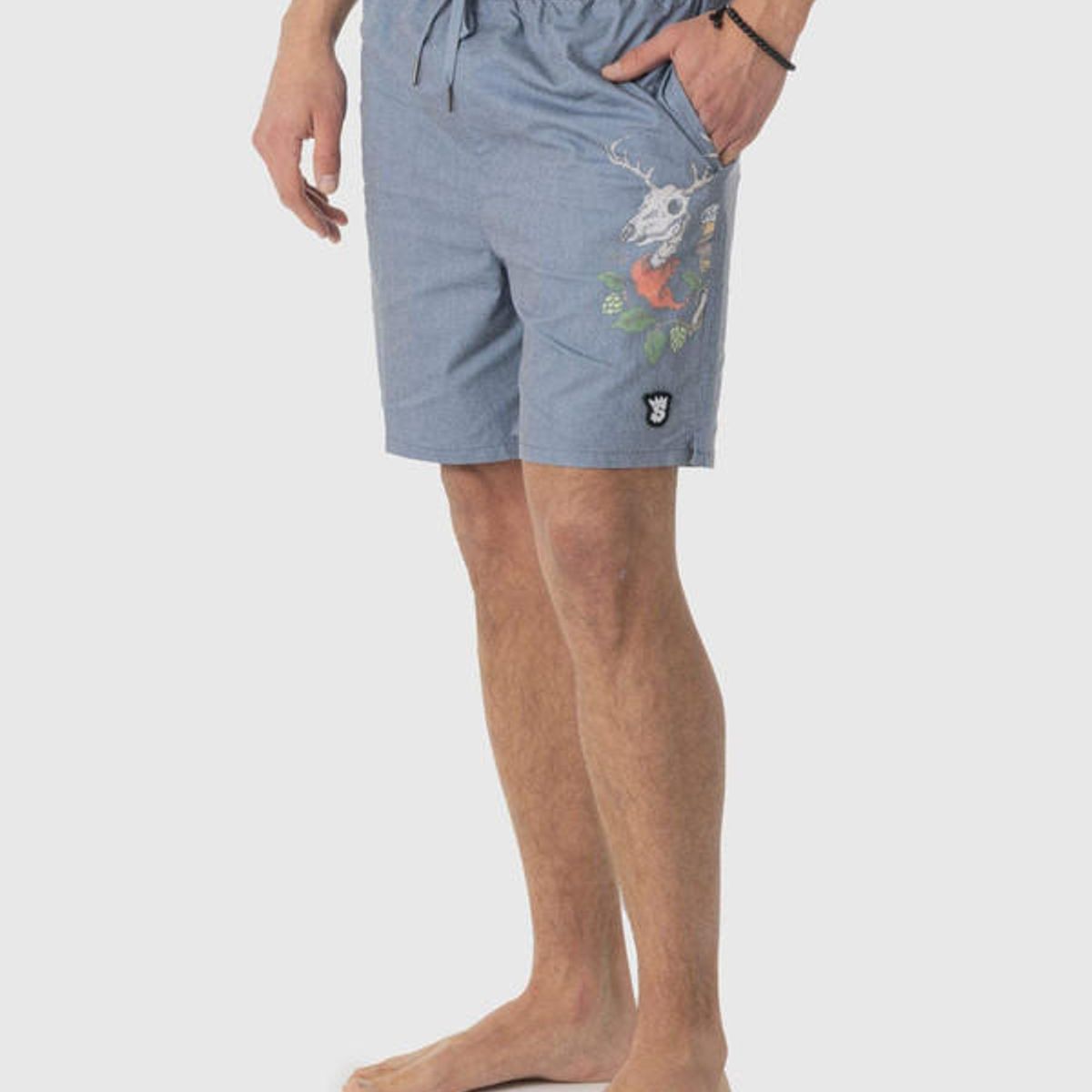 STOKED - Traje De Baño Sokos Reciclado Hombre Azul