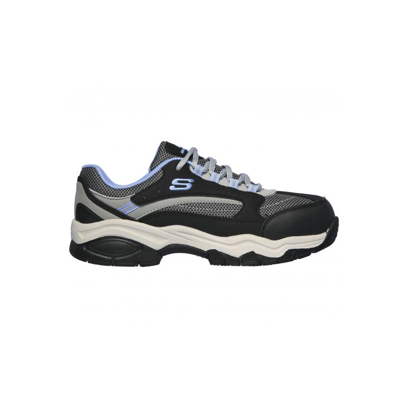 SKECHERS WORK - Zapatilla Mujer Biscoe Negro Skechers