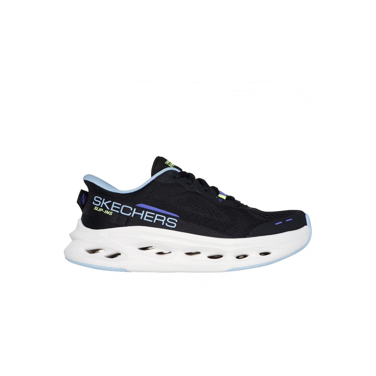 SKECHERS - Zapatilla Mujer Max Cushioning GlideStep Negro Skechers