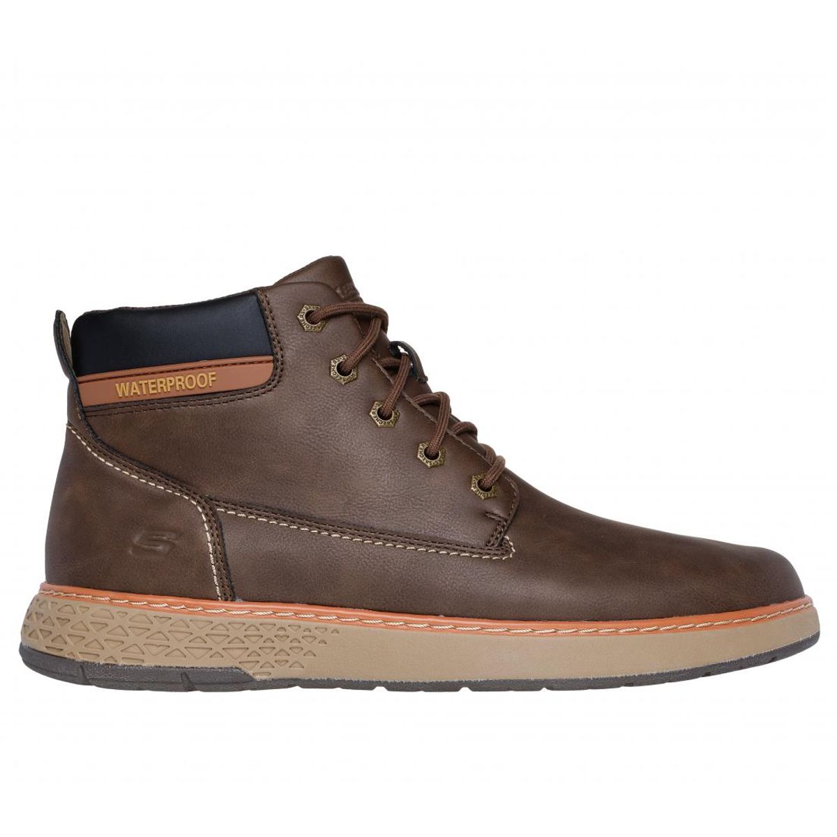 SKECHERS - Zapato Hombre Garlan Deno Café Skechers