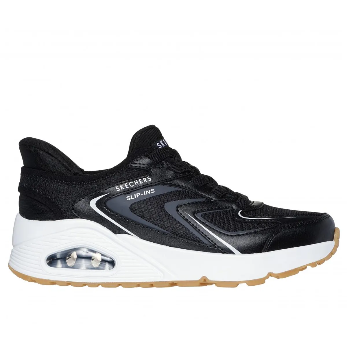 SKECHERS - Zapatilla Niño Uno Negro Skechers