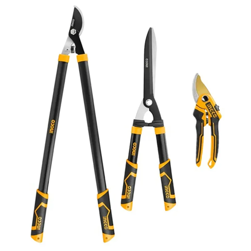 INGCO - Set De Tijeras De Podar Corte Jardin 3 Piezas Ingco