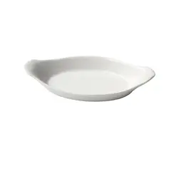 SUNNEX - Set De 2 Plato Oval Con Orejas Porcelana 17 Cm
