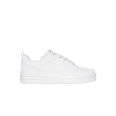 SKECHERS - Zapatilla Niño Smooth Street SteadyZip Blanco