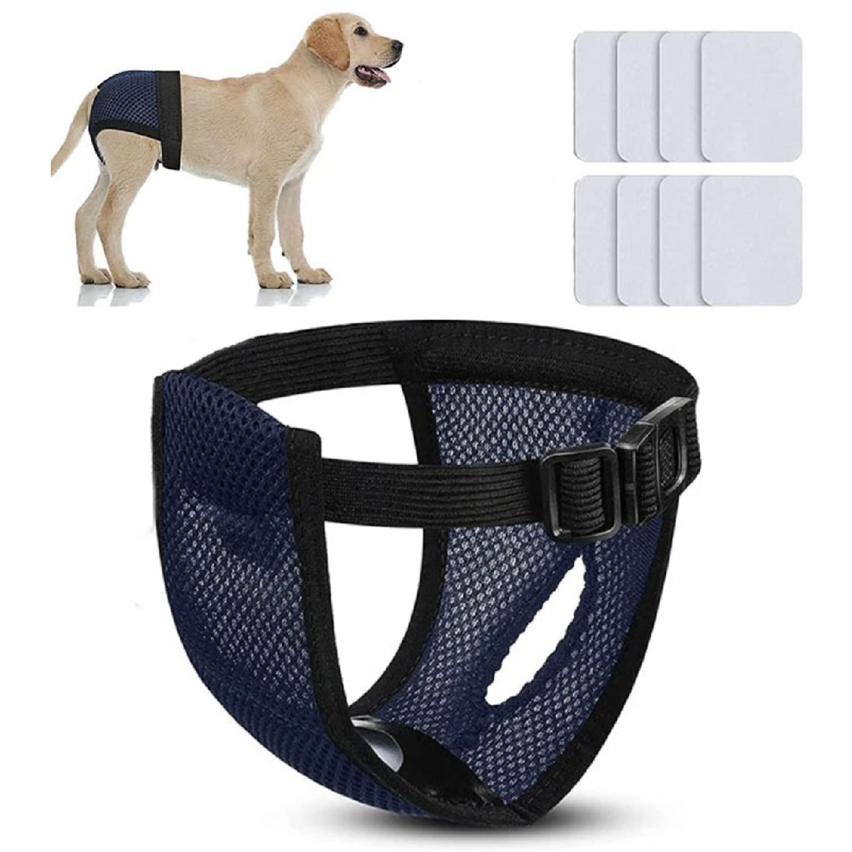 GENERICO - Calzones Celo Perritas Perras Sanitarios Transpirables - L