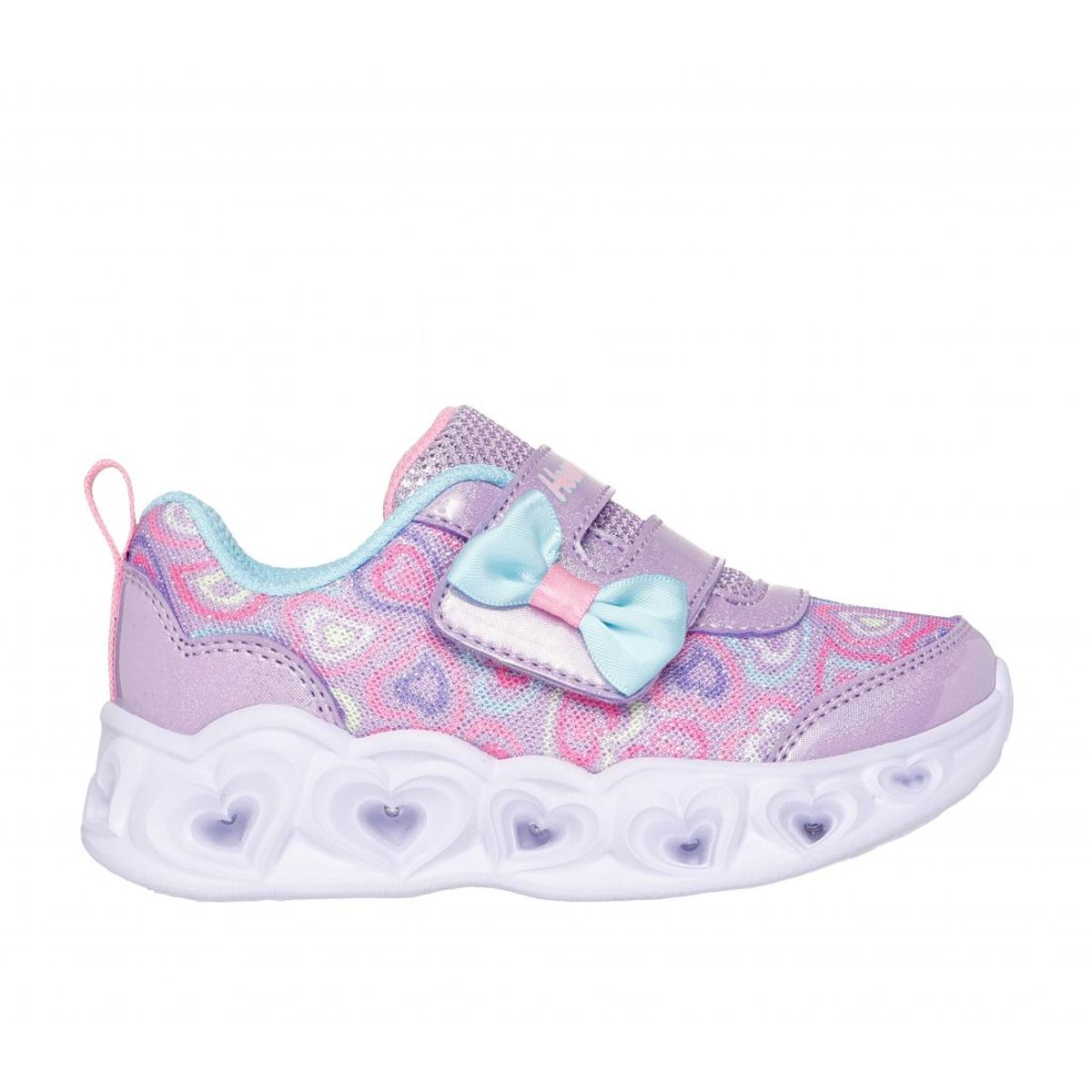 SKECHERS - Zapatilla Niña Heart Lights Boogie Land Morado Skechers
