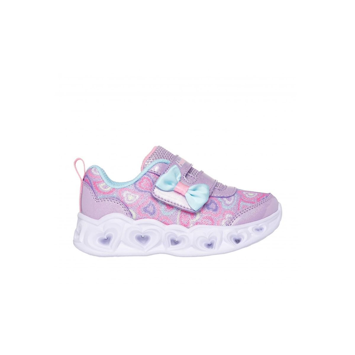 SKECHERS - Zapatilla Niña Heart Lights Boogie Land Morado Skechers