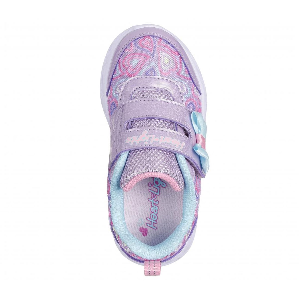 SKECHERS - Zapatilla Niña Heart Lights Boogie Land Morado Skechers