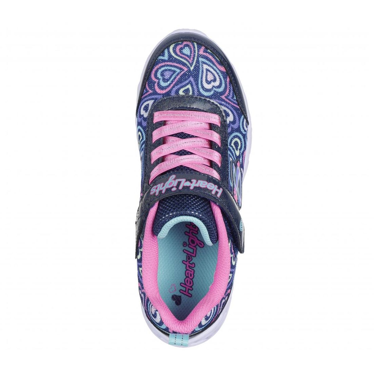 SKECHERS - Zapatilla Niña Heart Lights Boogie Love Azul Skechers