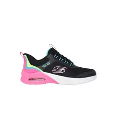 SKECHERS - Zapatilla Niña Microspec Max Color Trifect Negro