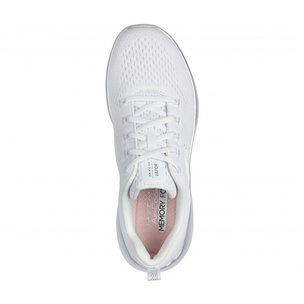 SKECHERS - Zapatilla Mujer Vapor Foam Midnight Glimmer Blanco Skechers