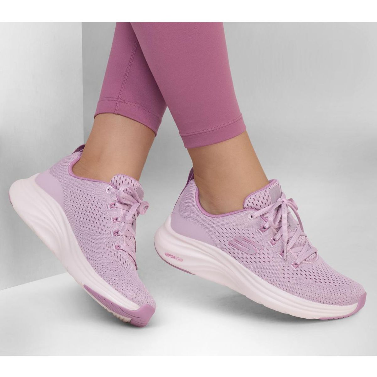 SKECHERS - Zapatilla Mujer Vapor Foam Fresh Trend Malva Skechers