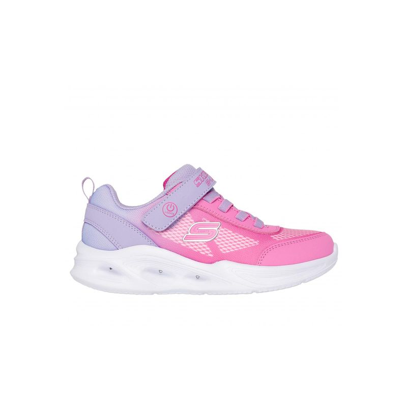 SKECHERS - Zapatilla Niña Sola Glow Ombre Deluxe Morado Skechers