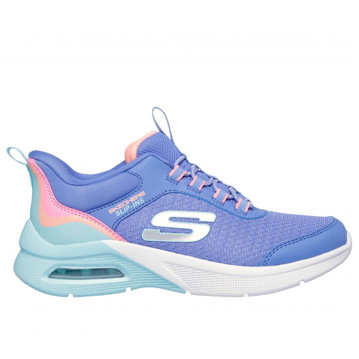 SKECHERS - Zapatilla Niña Microspec Max Color Trifect Negro M Skechers