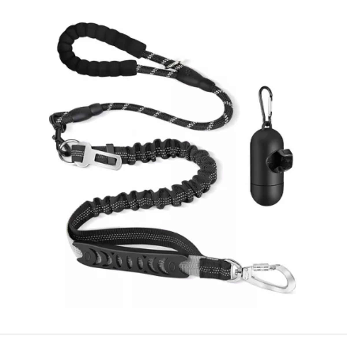 GENERICO - Correa Cinturón Seguridad 2 En 1 Auto Perros Con Dispensador