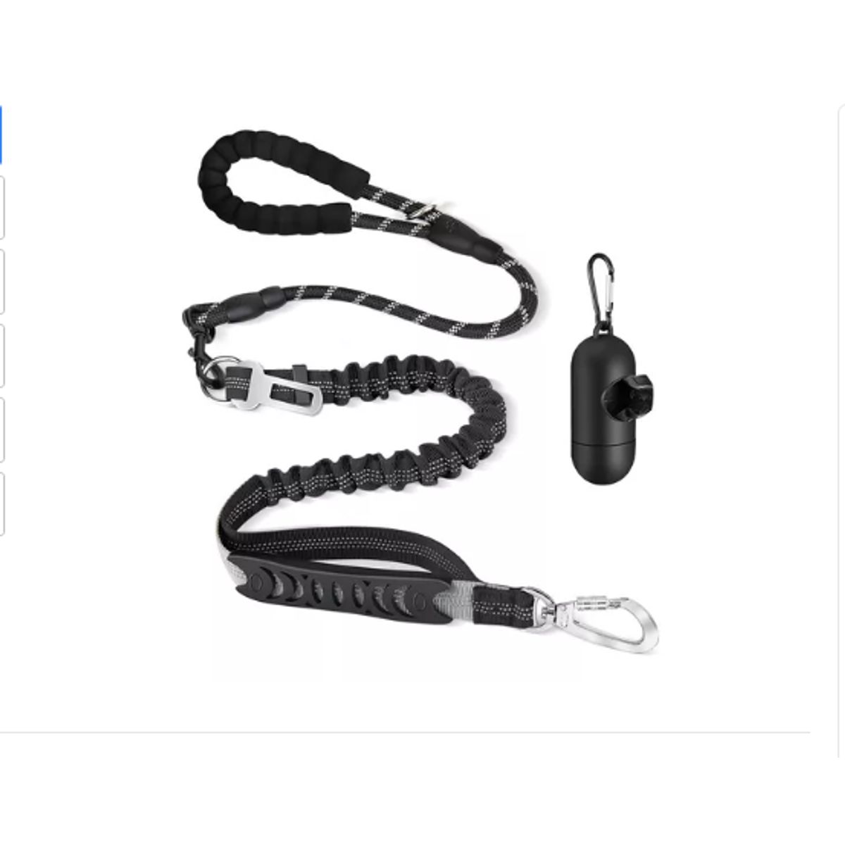 GENERICO - Correa Cinturón Seguridad 2 En 1 Auto Perros Con Dispensador