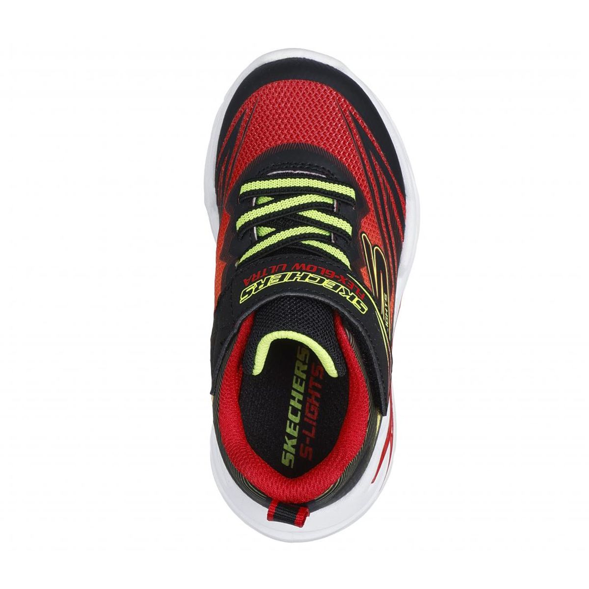 SKECHERS - Zapatilla Niño FlexGlow 4K Negro Skechers