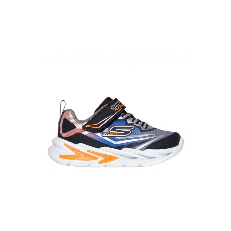 SKECHERS - Zapatilla Niño FlexGlow 4K Negro Skechers