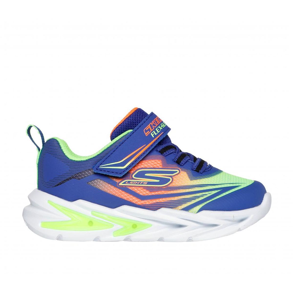 SKECHERS - Zapatilla Niño FlexGlow 4K Negro Skechers