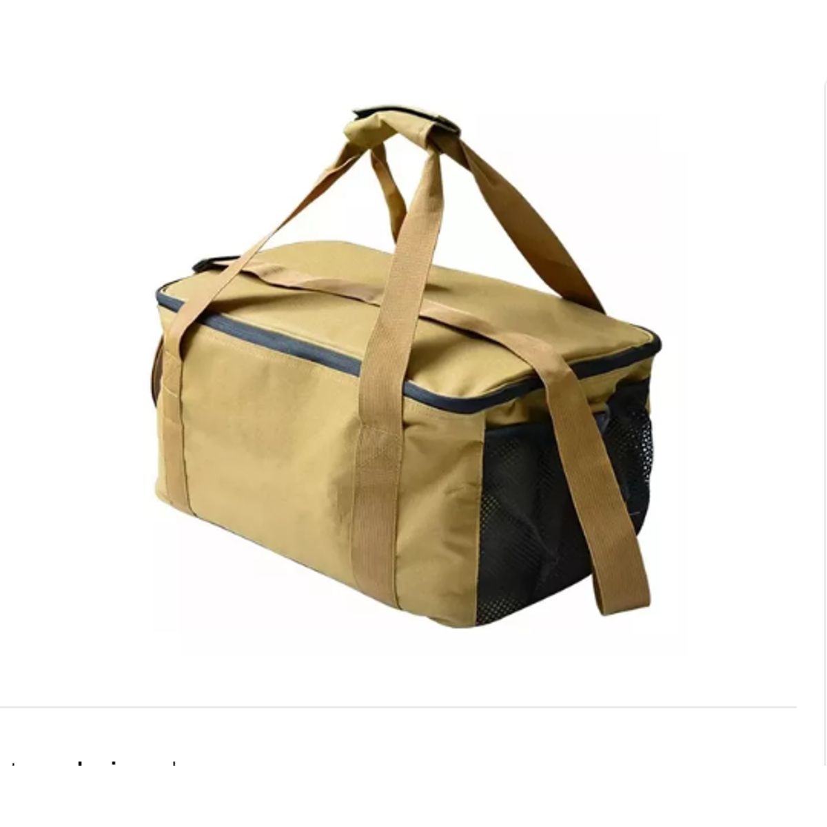 GENERICO - Canasta Picnic Cooler Mochila Bolso Termica Plegable