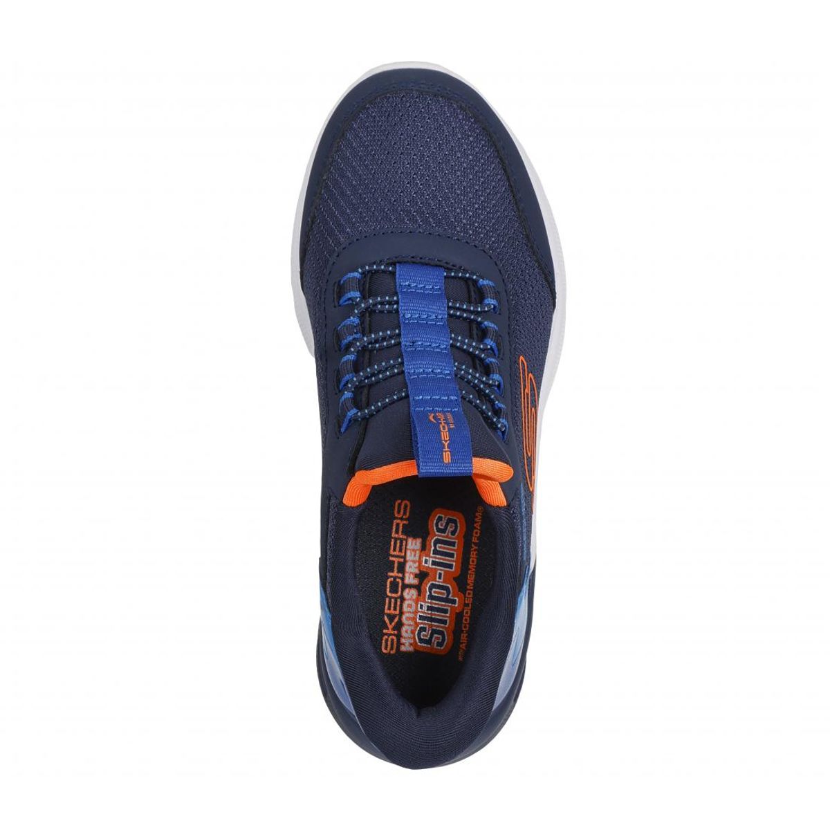 SKECHERS - Zapatilla Niño Microspec Max BriskStripe Azul Skechers