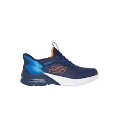 SKECHERS - Zapatilla Niño Microspec Max BriskStripe Azul