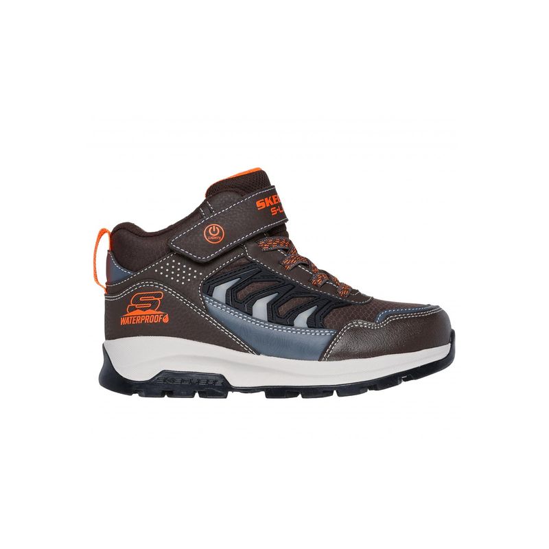 SKECHERS - Zapatilla Niño Storm Blazer Glow Roam Café Skechers