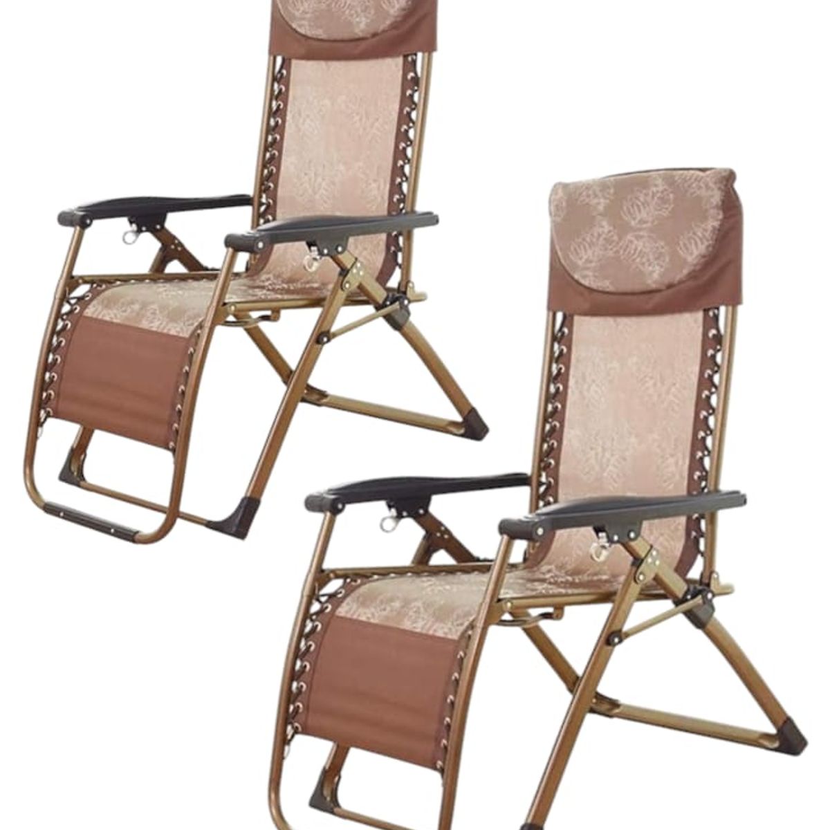 GENERICO - Pack de 2 sillas reposeras reclinable