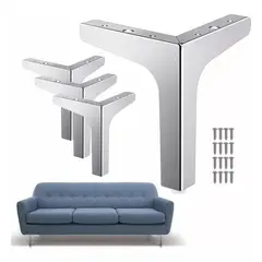 KUANGYE - Patas De Muebles Elevadores De Cama Sofá Apilables 4pcs 13cm