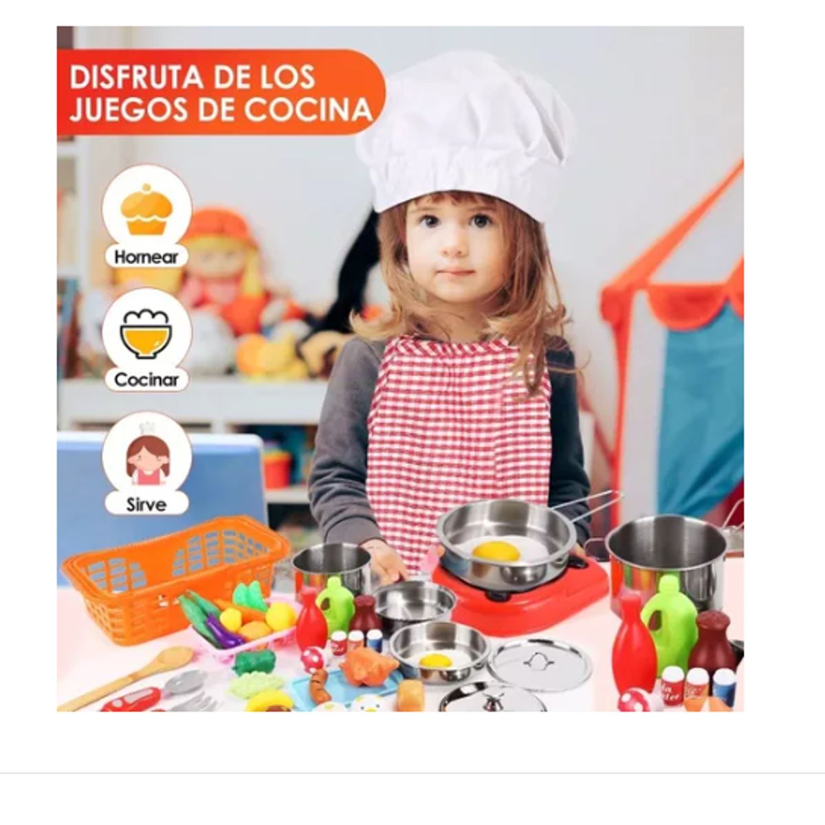 GENERICO - Juego De Juguetes De Cocina Para Niños Pequeños, 42 Piezas