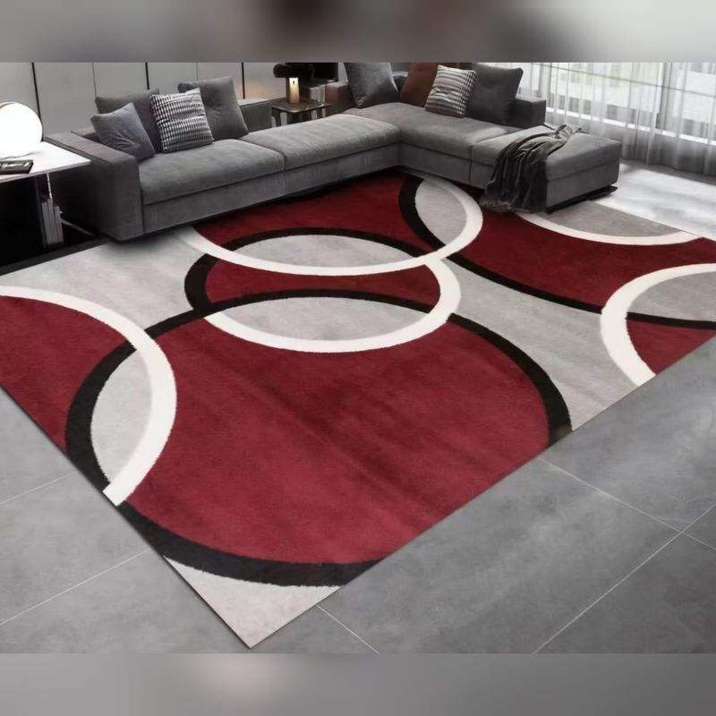 GENERICO - ALFOMBRA PARA LIVING ANTIDESLIZANTE CON DISEÑOS TRIDIMENCIONALES