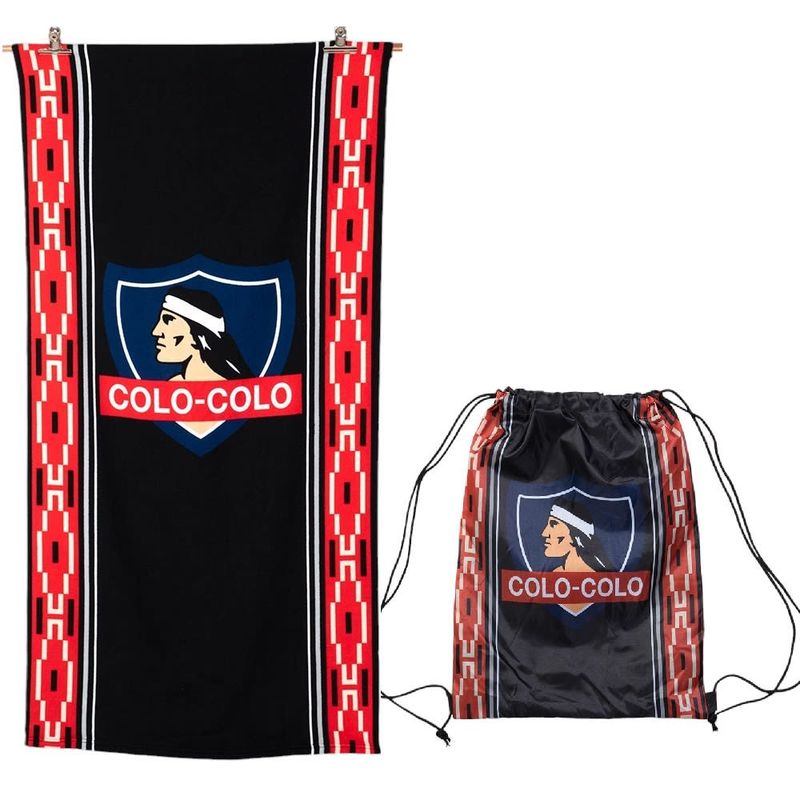 COLO COLO - TOALLA DE PLAYA COLO COLO + BOLSO 140X70 CMS GRECA