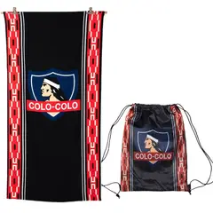 COLO COLO - TOALLA DE PLAYA + BOLSO 140X70 CMS GRECA