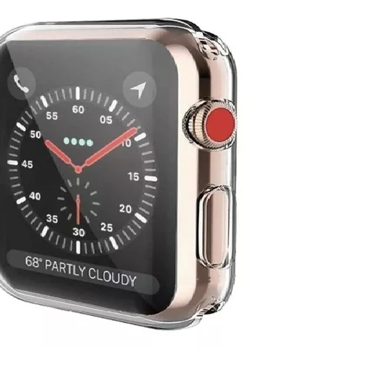 GENERICO - Protector Para Apple Watch De Gel Transparente Resistente 40 / 41 MM