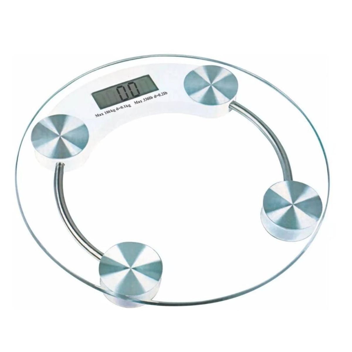 GENERICO - Balanza Digital Vidrio Templado 180 Kg