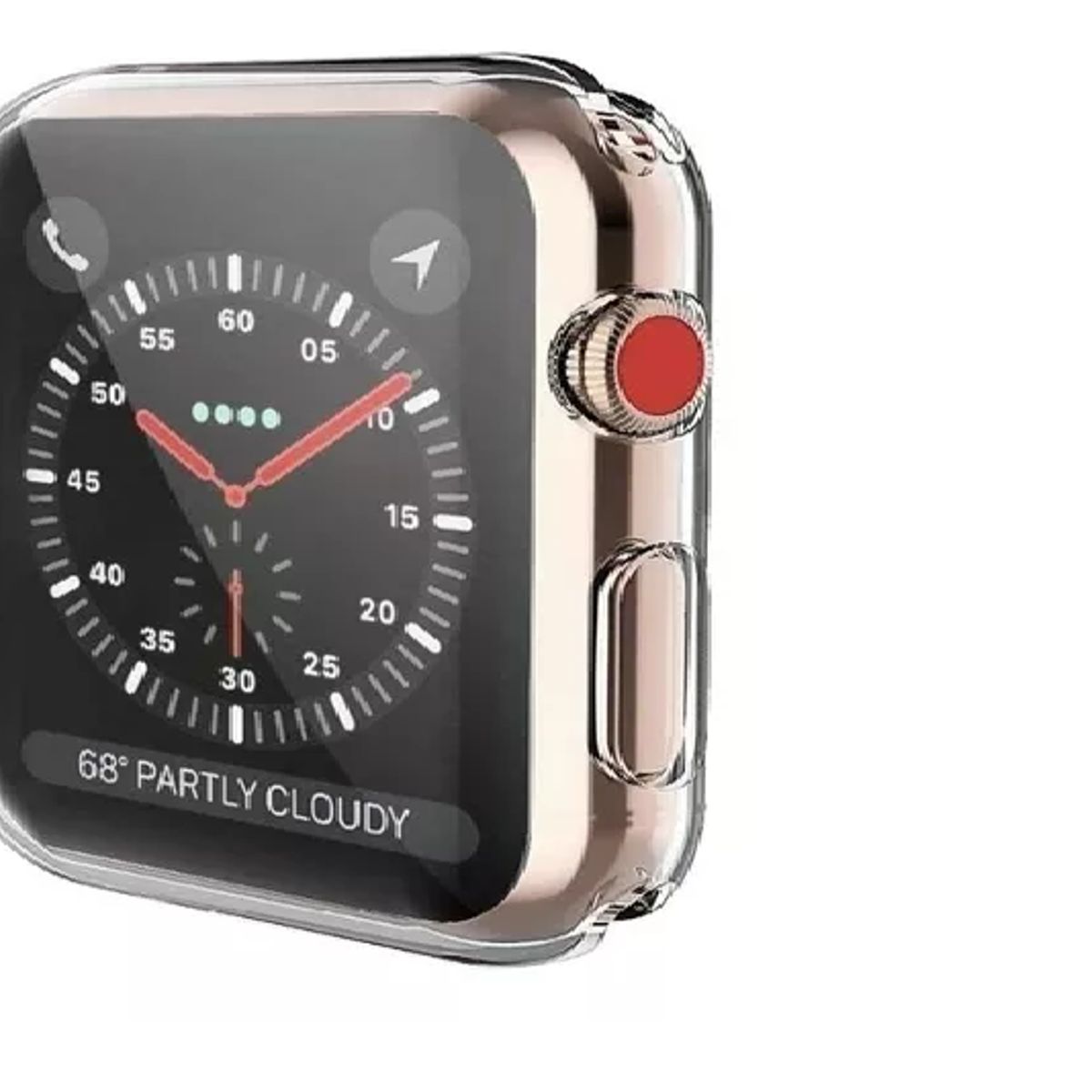GENERICO - Protector Para Apple Watch De Gel Transparente Resistente