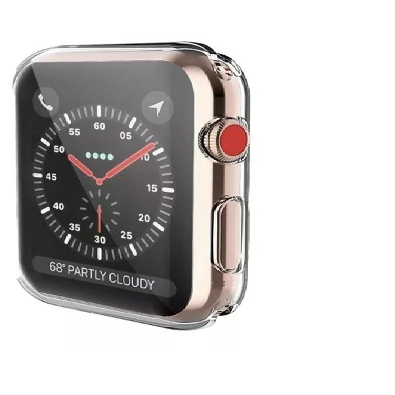 GENERICO - Protector Para Apple Watch De Gel Transparente Resistente