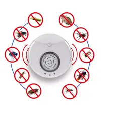 GENERICO - Repelente Ultrasónico Para Insectos Ratones - 30m 50hz